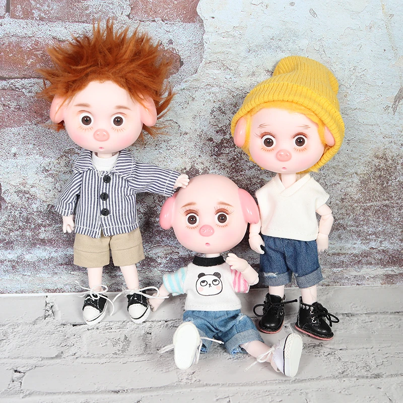 Dream Fairy 1/12 BJD doll 26 joint body 14CM DODO Cute children gift box combination set toy gift ob11
Dream Fairy 1/12 BJD doll 26 joint body 14CM DODO Cute children gift box combination set toy gift ob11