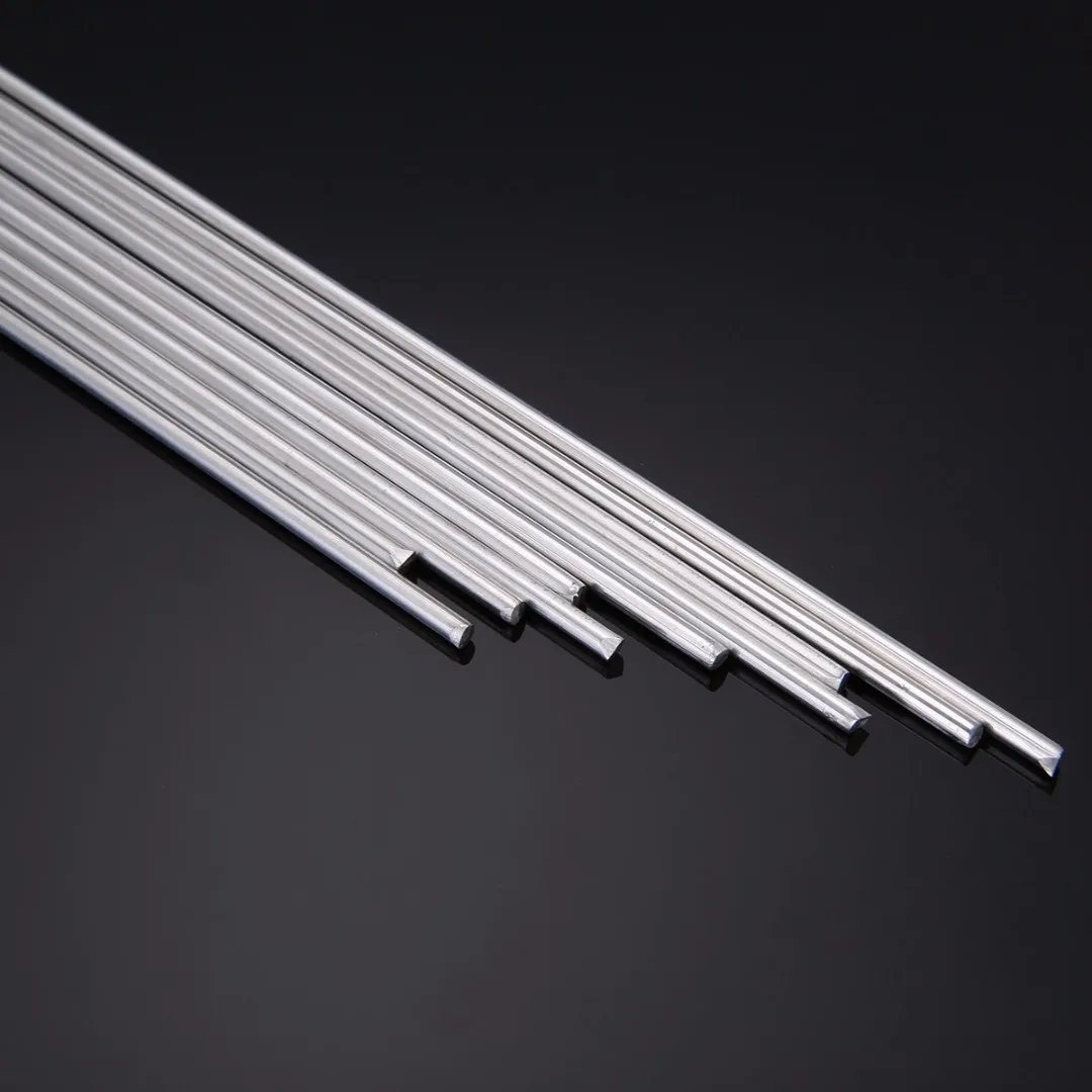 10pcs Low Temperature Welding Sticks Aluminum Magnesium Welding Rods  With Corrosion Resistance 2mmx450mm