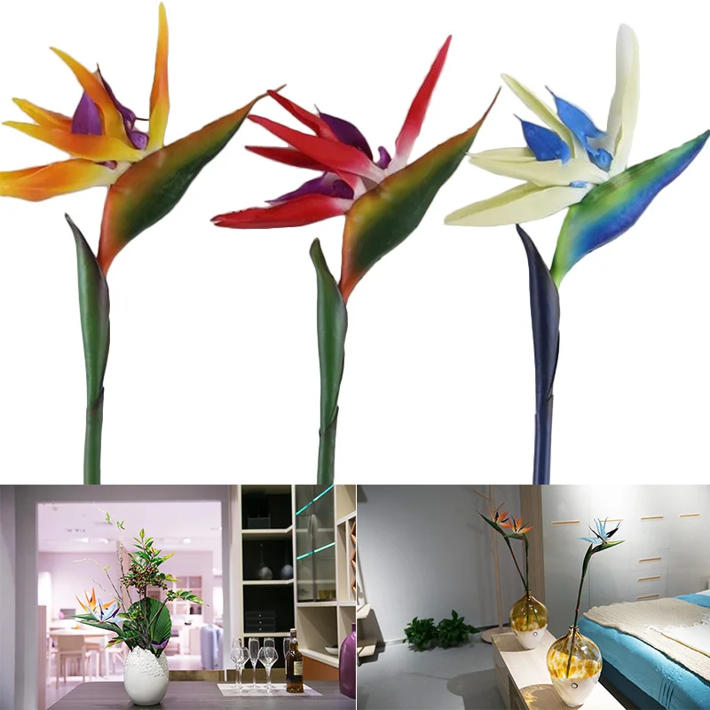 Hot Simulation Artificial Flower Fake Strelitzia Vivid Home Wedding Party Decoration XJS789 
Hot Simulation Artificial Flower Fake Strelitzia Vivid Home Wedding Party Decoration XJS789