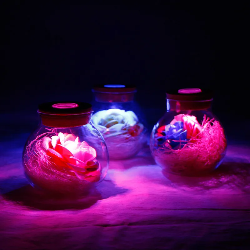 Светодиодная лампа RGB с регулятором яркости, ночсветильник в виде цветка, стеклянная бутылка, креативная романтическая лампочка в виде Розы, подарок на свадьбу, День Святого Валентина, новый год, Декор
Светодиодная лампа RGB с регулятором яркости, ночсветильник в виде цветка, стеклянная бутылка, креативная романтическая лампочка в виде Розы, подарок на свадьбу, День Святого Валентина, новый год, Декор