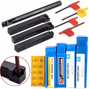 10Pcs Carbide Inserts + Wrench with S12M-SCLCR09 + SCMCN/SCLCR/SCLCL1212H09 Tool Holder For Lathe Turning Tool
10Pcs Carbide Inserts + Wrench with S12M-SCLCR09 + SCMCN/SCLCR/SCLCL1212H09 Tool Holder For Lathe Turning Tool