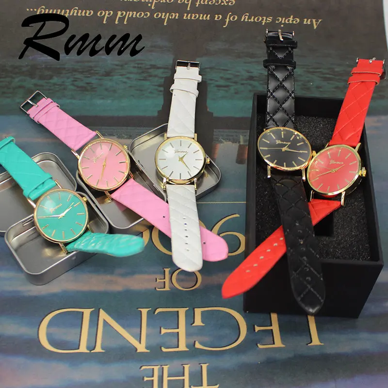 New fashion Women's watches Geneva 6 color leather watchbands Simple casual quartz Wrist watches Ladies Watch Wear jewelry gifts
New fashion Women's watches Geneva 6 color leather watchbands Simple casual quartz Wrist watches Ladies Watch Wear jewelry gifts
