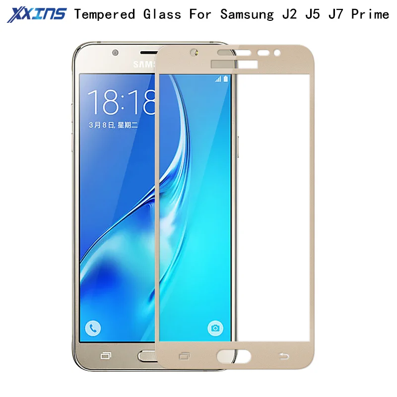 Полное покрытие закаленное стекло для Samsung Galaxy J2 J5 J7 премьер On5 2016 Смартфон