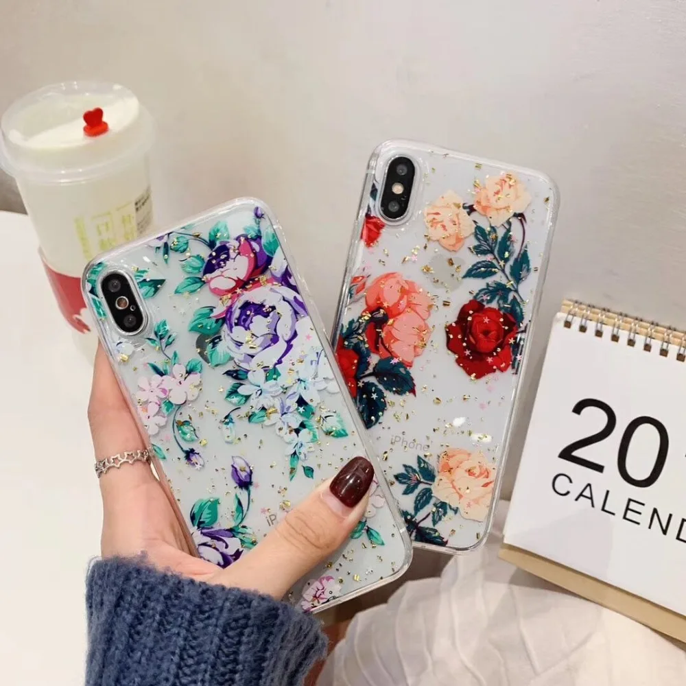 Floral Silicon Case For samsung note8 note9 s10 lite s10 plus Glitter Gold Foil Lace Flower Phone for S9 plus Cases Clear Cover
Floral Silicon Case For samsung note8 note9 s10 lite s10 plus Glitter Gold Foil Lace Flower Phone for S9 plus Cases Clear Cover