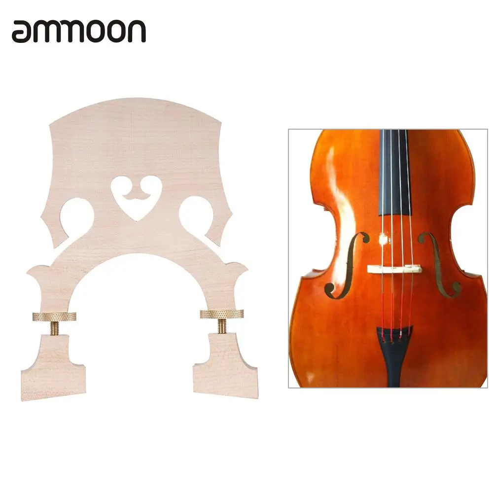Standard Maple Bridge Replacement Part for 3/4 4/4 Size Double Bass Adjustable Upright Double Bass Bridge
Standard Maple Bridge Replacement Part for 3/4 4/4 Size Double Bass Adjustable Upright Double Bass Bridge