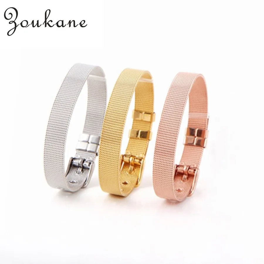 Silver&Gold Stainless Steel Mesh 8MM Bangle Bands DIY Accessories Bracelet Fit 8MM Slide Charms WB06-1-3
Silver&Gold Stainless Steel Mesh 8MM Bangle Bands DIY Accessories Bracelet Fit 8MM Slide Charms WB06-1-3
