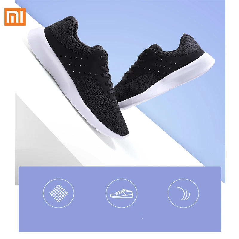Xiaomi Mijia youpin Sports Black Shoes 90 points lightweight breat Breathable Refreshing Mesh Comfortable And Stable For Man
Xiaomi Mijia youpin Sports Black Shoes 90 points lightweight breat Breathable Refreshing Mesh Comfortable And Stable For Man