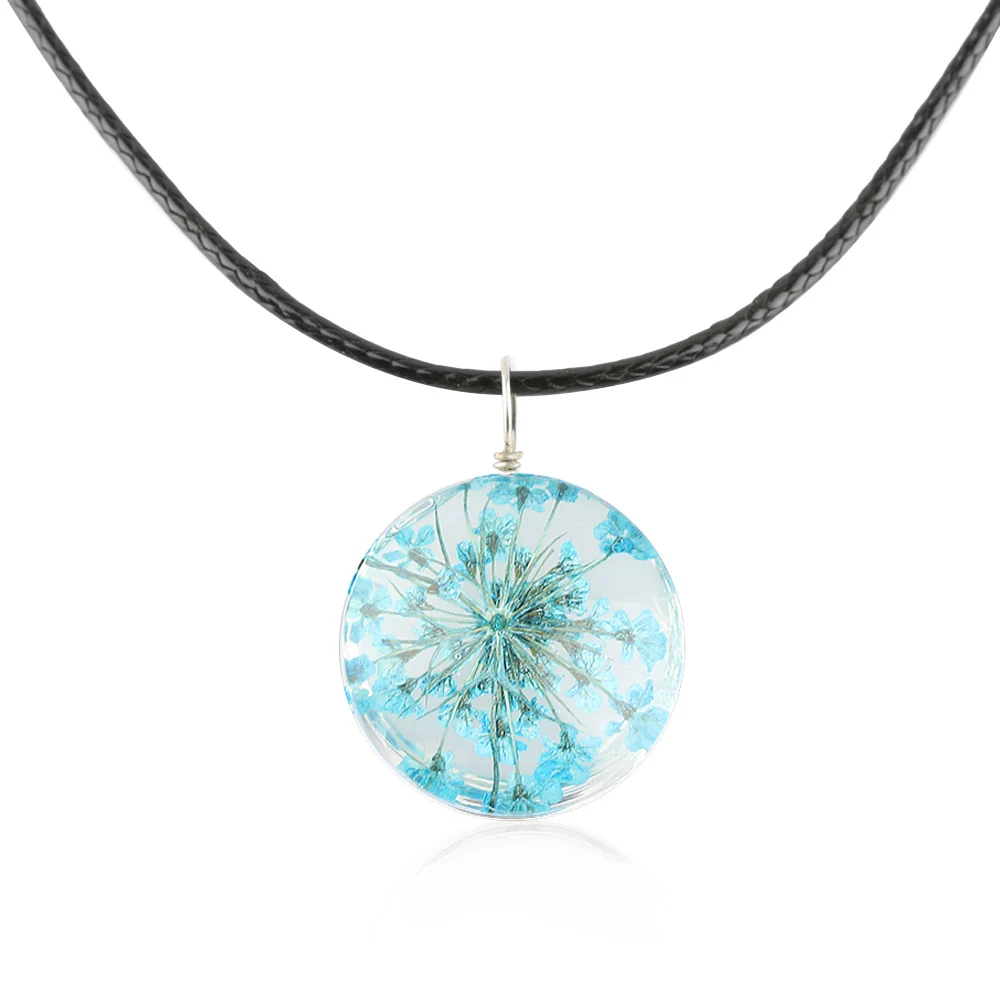 Dandelion Seed Glass Pendant Necklace Leather Rope Chain Men Women Necklace Jewelry New
Dandelion Seed Glass Pendant Necklace Leather Rope Chain Men Women Necklace Jewelry New