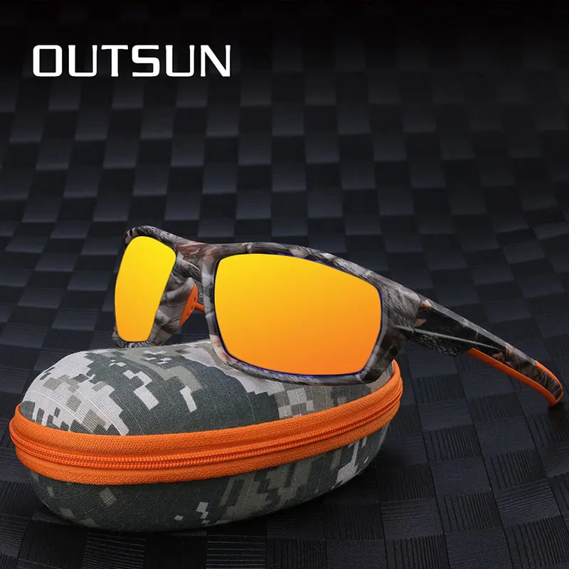 OUTSUN 2019 New Camouflage Sunglasses Men Women Polarized UV400 Coating Lens Black Camo Frame For Fishing Driving
OUTSUN 2019 New Camouflage Sunglasses Men Women Polarized UV400 Coating Lens Black Camo Frame For Fishing Driving