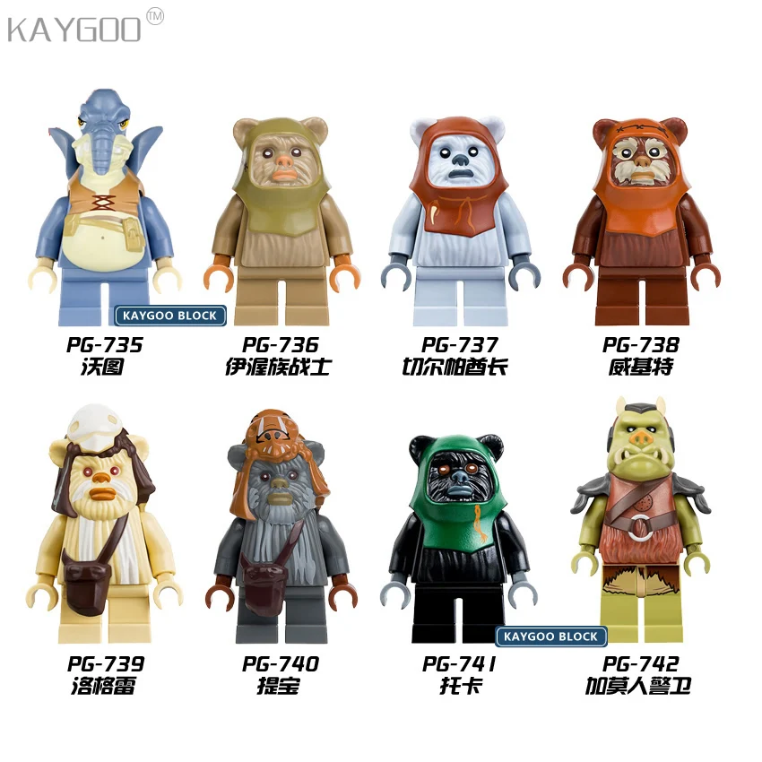 Single Sale Jar Jar Binks BB8 R-2D2 Ewok K3PO Yoda Star Wars Action DIY Lando Han Grand Figures Building Blocks Compatible
Single Sale Jar Jar Binks BB8 R-2D2 Ewok K3PO Yoda Star Wars Action DIY Lando Han Grand Figures Building Blocks Compatible