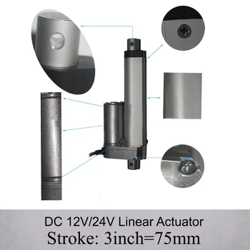 Free Shipping CPAM DC 12V/24V 3inch/75mm low voltage linear actuator, 1000N/100kgs load small linear actuators
Free Shipping CPAM DC 12V/24V 3inch/75mm low voltage linear actuator, 1000N/100kgs load small linear actuators