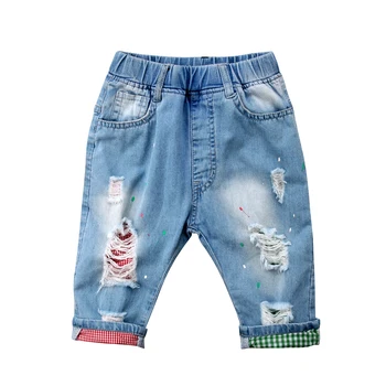 Kids Boy Girls Clothing Pants Ripped Jeans Destroyed Frayed Denim Pants Trousers Casual Boys 2-7T
Kids Boy Girls Clothing Pants Ripped Jeans Destroyed Frayed Denim Pants Trousers Casual Boys 2-7T