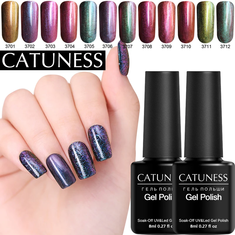 CATUNESS Magnetic Cat Eyes Soak From Nail Polish Ophthalmic Cat Eye Nail Gel Chameleon Nail Supplies for Professionals polygel
CATUNESS Magnetic Cat Eyes Soak From Nail Polish Ophthalmic Cat Eye Nail Gel Chameleon Nail Supplies for Professionals polygel