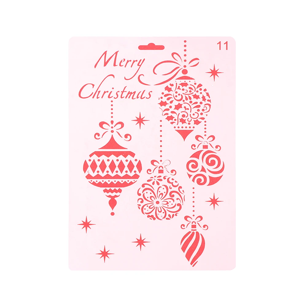 1 Pc Christmas DIY Craft Hollow Layering Stencils For Wall Painting Scrapbook Stamp Album Decorative Embossing Paper Craft #11
1 Pc Christmas DIY Craft Hollow Layering Stencils For Wall Painting Scrapbook Stamp Album Decorative Embossing Paper Craft #11