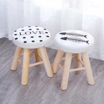Cloth stools fashion household living room round benches wooden small sofa chairs bench minimalist modern nordic chair
Cloth stools fashion household living room round benches wooden small sofa chairs bench minimalist modern nordic chair