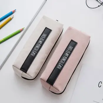 Pencil Case Pencil Bags for Student Simple Canvas Pouch Makeup Bag Storage Organizer School Supply
Pencil Case Pencil Bags for Student Simple Canvas Pouch Makeup Bag Storage Organizer School Supply