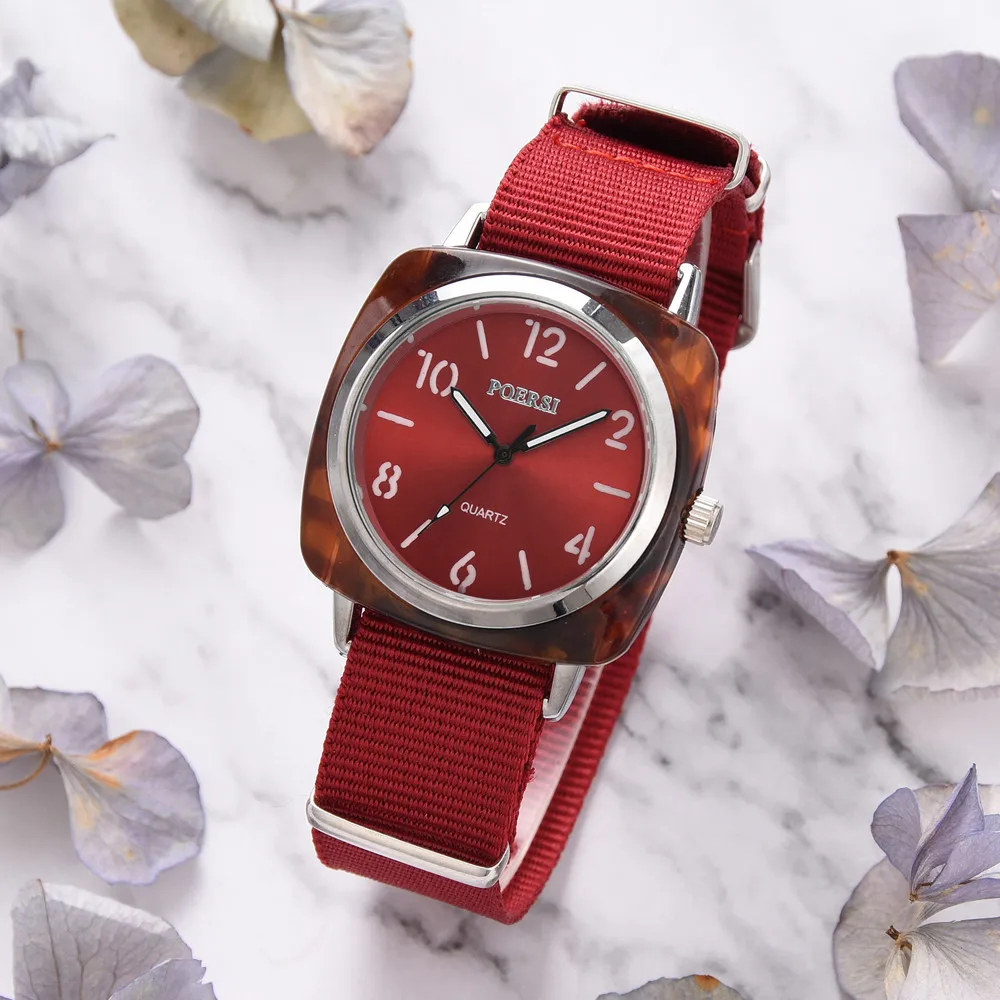 POERSI Women's Casual Quartz Nylon Band New Strap Watch Analog Wrist Watch Wristwatch Clock Gift Valentine Gift Reloj femenino
POERSI Women's Casual Quartz Nylon Band New Strap Watch Analog Wrist Watch Wristwatch Clock Gift Valentine Gift Reloj femenino