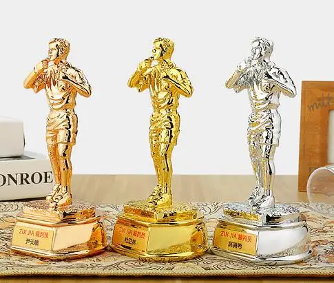 Resin World Cup football trophy Gold plated referee match Champions League custom basketball gold whistle resin award
Resin World Cup football trophy Gold plated referee match Champions League custom basketball gold whistle resin award