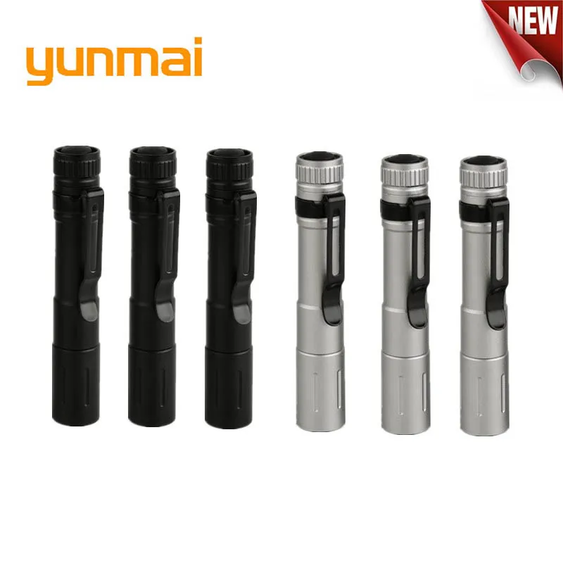 yunmai 6PCS Mini Penlight XPE LED Portable Flashlight Zoomable Torch Pocket Light Waterproof Lantern use AAA Led for working
yunmai 6PCS Mini Penlight XPE LED Portable Flashlight Zoomable Torch Pocket Light Waterproof Lantern use AAA Led for working