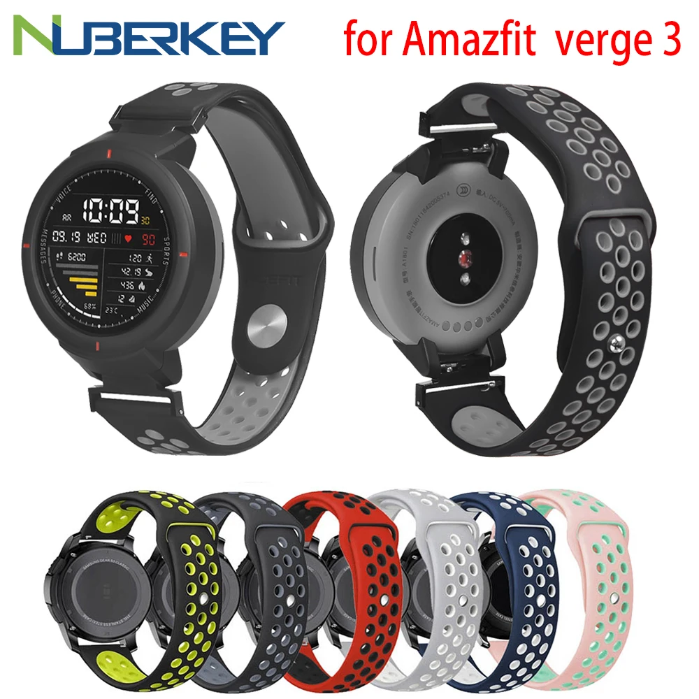 For Amazfit Verge Bracelet Silicone Replacement Watch Band Wrist Strap for Xiaomi Huami Amazfit Verge 3 Accessories Double Color
For Amazfit Verge Bracelet Silicone Replacement Watch Band Wrist Strap for Xiaomi Huami Amazfit Verge 3 Accessories Double Color