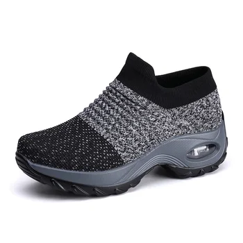2019 Spring women sneakers shoes flat slip on platform sneakers for women black breathable mesh sock sneakers shoes
2019 Spring women sneakers shoes flat slip on platform sneakers for women black breathable mesh sock sneakers shoes