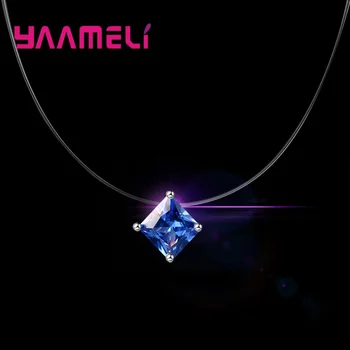 Original Necklace Women Invisible Rhinestones Transparent Fishing Line Chain Pendant Necklaces Fashion Jewelry collier
Original Necklace Women Invisible Rhinestones Transparent Fishing Line Chain Pendant Necklaces Fashion Jewelry collier