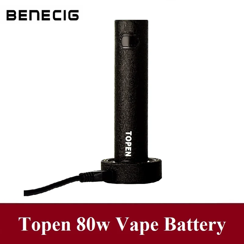 Benecig Topen Electronic Cigarette 510 Thread Battery Vape Pen 2600mAh Battery With Charging Dock 80w Vaper Cigarro Eletronico
Benecig Topen Electronic Cigarette 510 Thread Battery Vape Pen 2600mAh Battery With Charging Dock 80w Vaper Cigarro Eletronico