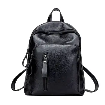 PinShang Women Fashion Casual PU Backpack Solid Color Big Capacity Shoulders Bag Schoolbag Daypacks Black ZK30
PinShang Women Fashion Casual PU Backpack Solid Color Big Capacity Shoulders Bag Schoolbag Daypacks Black ZK30