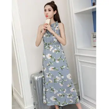 Summer Floral Long Beach Sleeveless Women Loose Bohemian Dresses Slim Dress Halter
Summer Floral Long Beach Sleeveless Women Loose Bohemian Dresses Slim Dress Halter