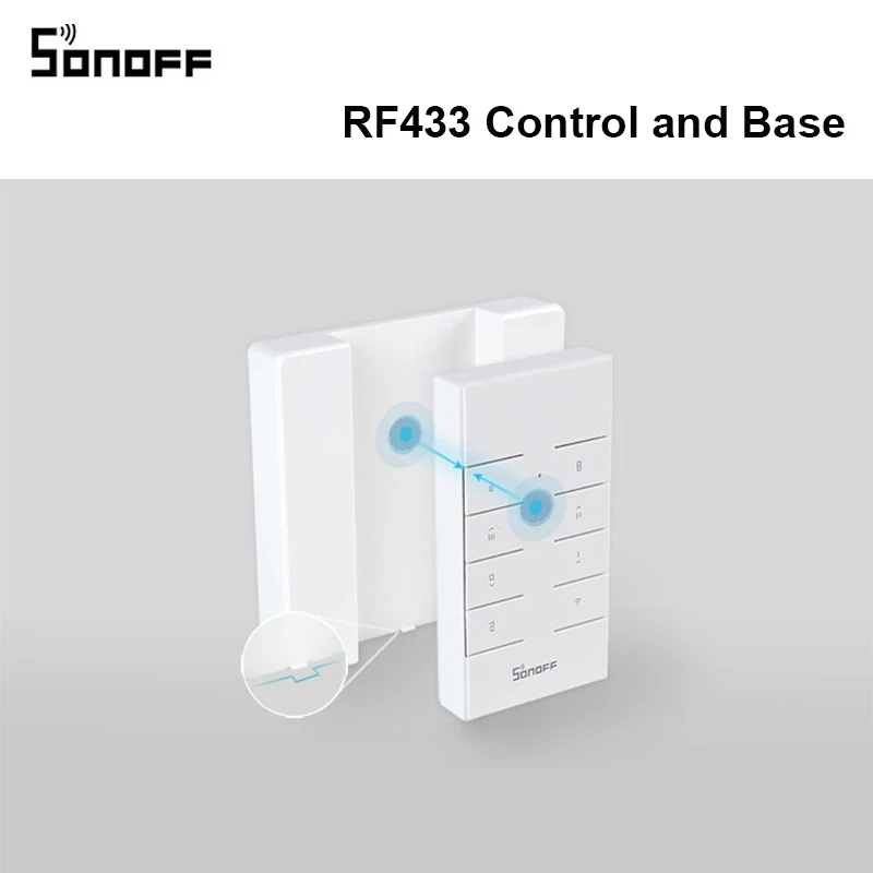 SONOFF 8 Key 433 MHz RF Remote Controller For SONOFF iFan03, D1, 4CHProR2, TX series, BASICRFR3 TX Series/RF Bridge
SONOFF 8 Key 433 MHz RF Remote Controller For SONOFF iFan03, D1, 4CHProR2, TX series, BASICRFR3 TX Series/RF Bridge