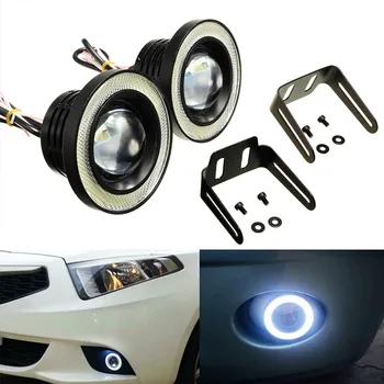 2pcs COB LED Fog Light Lamp 3.5 Inch 10W Projector Angel Eyes Durable For Car Driving F-Best 
2pcs COB LED Fog Light Lamp 3.5 Inch 10W Projector Angel Eyes Durable For Car Driving F-Best
