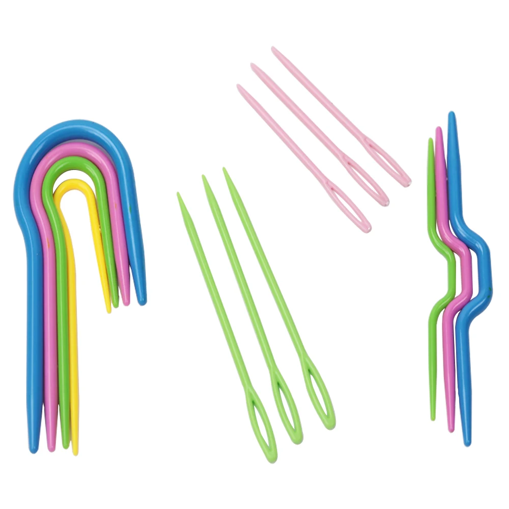 Quality 13Pcs/lot Sewing Embroidery Tapestry Needles Long Plastic Knit Stitch Knitting Needles Crochet Hook Craft Knitting Tools
Quality 13Pcs/lot Sewing Embroidery Tapestry Needles Long Plastic Knit Stitch Knitting Needles Crochet Hook Craft Knitting Tools