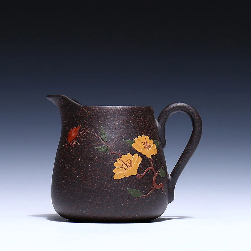 230cc Authentic Yixing Fair Cup Handmade China Healthy Care Purple Clay Kung Fu Tea Set Milk Puer Coffee Black Tea Cup Teacup
230cc Authentic Yixing Fair Cup Handmade China Healthy Care Purple Clay Kung Fu Tea Set Milk Puer Coffee Black Tea Cup Teacup