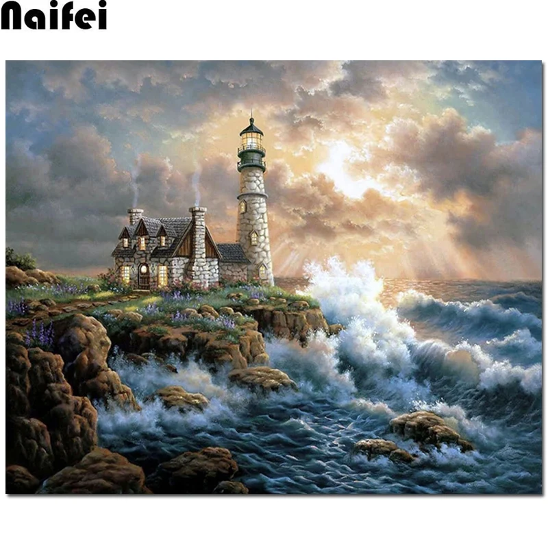 5D Diy Diamond Painting Full Square/round diamond Mosaic drill icons Diamond Embroidery Rhinestones Painting lighthouse Scenery
5D Diy Diamond Painting Full Square/round diamond Mosaic drill icons Diamond Embroidery Rhinestones Painting lighthouse Scenery