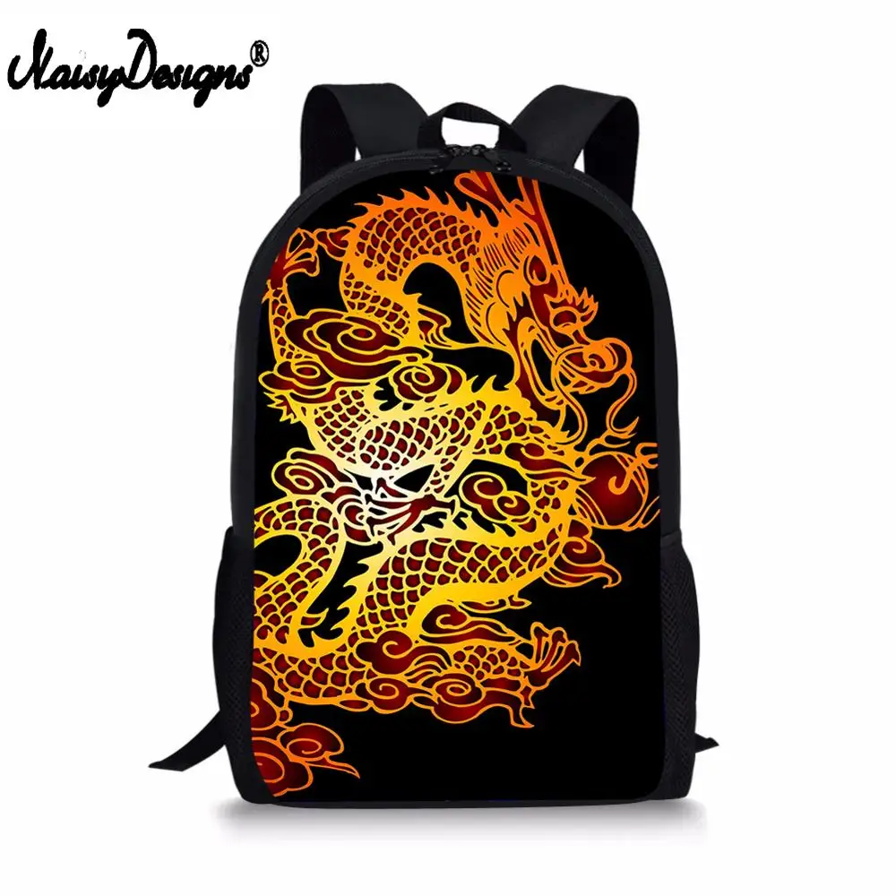 NOISYDESIGNS Men's School Bags With Chinese Dragon Teenager Unique Backpack Kids Boys Learning Essential Bagpack Organizer
NOISYDESIGNS Men's School Bags With Chinese Dragon Teenager Unique Backpack Kids Boys Learning Essential Bagpack Organizer