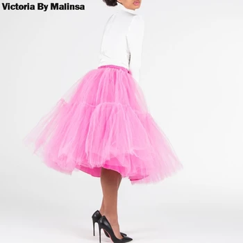 Womens Midi Tulle Skirt 6 Layers Skirts Secret Tutu Skirts Women Pink lace Ball Gown Party Petticoat faldas saia jupe
Womens Midi Tulle Skirt 6 Layers Skirts Secret Tutu Skirts Women Pink lace Ball Gown Party Petticoat faldas saia jupe