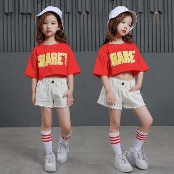 Fashion Summer Girls Hip Hop Clothes Jazz Dance Costumes Kids Short Sleeve Shorts Outfits Child Clothes Set Teen Girls Tracksuit
Fashion Summer Girls Hip Hop Clothes Jazz Dance Costumes Kids Short Sleeve Shorts Outfits Child Clothes Set Teen Girls Tracksuit