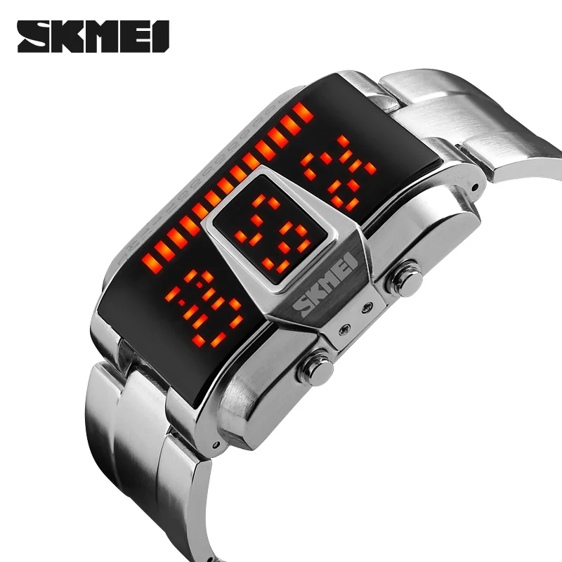 Skmei Men Sports Watches LED Creative Waterproof Digital watch Top Luxury Brand Wristwatches Fashion Male Relogio Masculino Xfcs
Skmei Men Sports Watches LED Creative Waterproof Digital watch Top Luxury Brand Wristwatches Fashion Male Relogio Masculino Xfcs