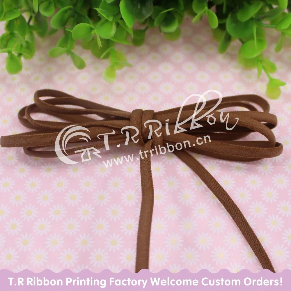 100 yards/roll 5mm Tiny Elastic Nylon Thread #92110 brown color skinny elastic ribbon
100 yards/roll 5mm Tiny Elastic Nylon Thread #92110 brown color skinny elastic ribbon