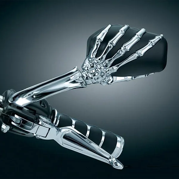 Chrome Skull Skeleton Rearview Mirrors For Suzuki Intruder Volusia Boulevard / Honda Shadow 750 1100 VTX VT / Yamaha V-Star
Chrome Skull Skeleton Rearview Mirrors For Suzuki Intruder Volusia Boulevard / Honda Shadow 750 1100 VTX VT / Yamaha V-Star