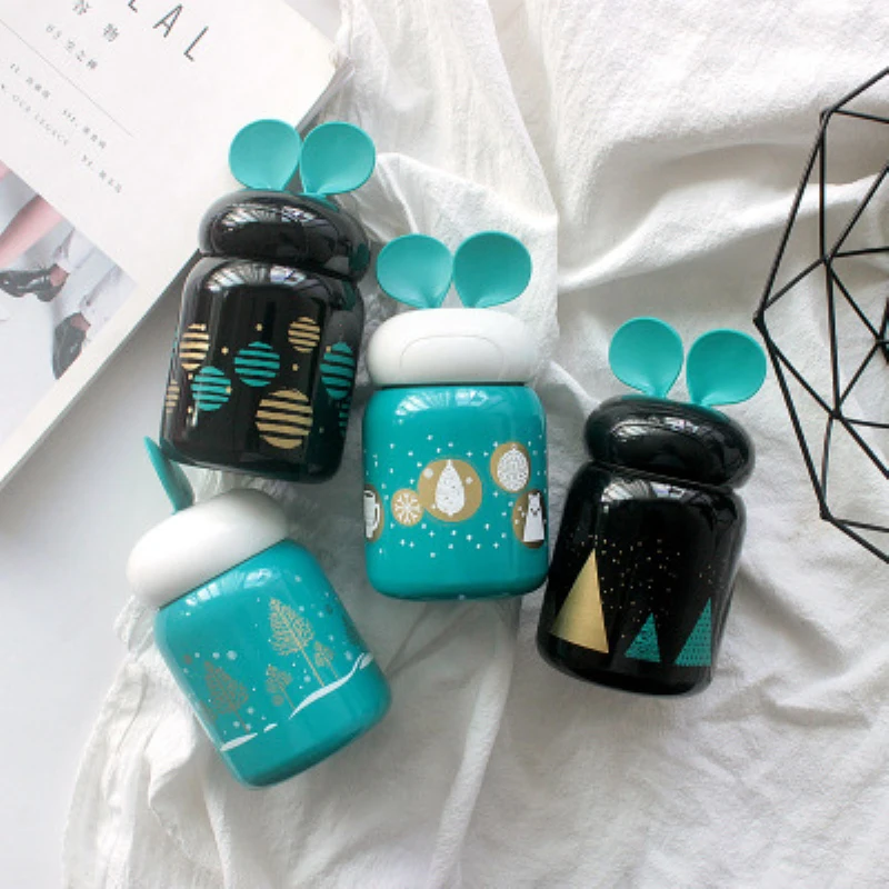 210ml Mini Rabbit Ears Lovely Pattern Printed Thermos Cup Portable Outdoor Vacuum Flasks Durable Stainless Steel Thermos Bottle
210ml Mini Rabbit Ears Lovely Pattern Printed Thermos Cup Portable Outdoor Vacuum Flasks Durable Stainless Steel Thermos Bottle