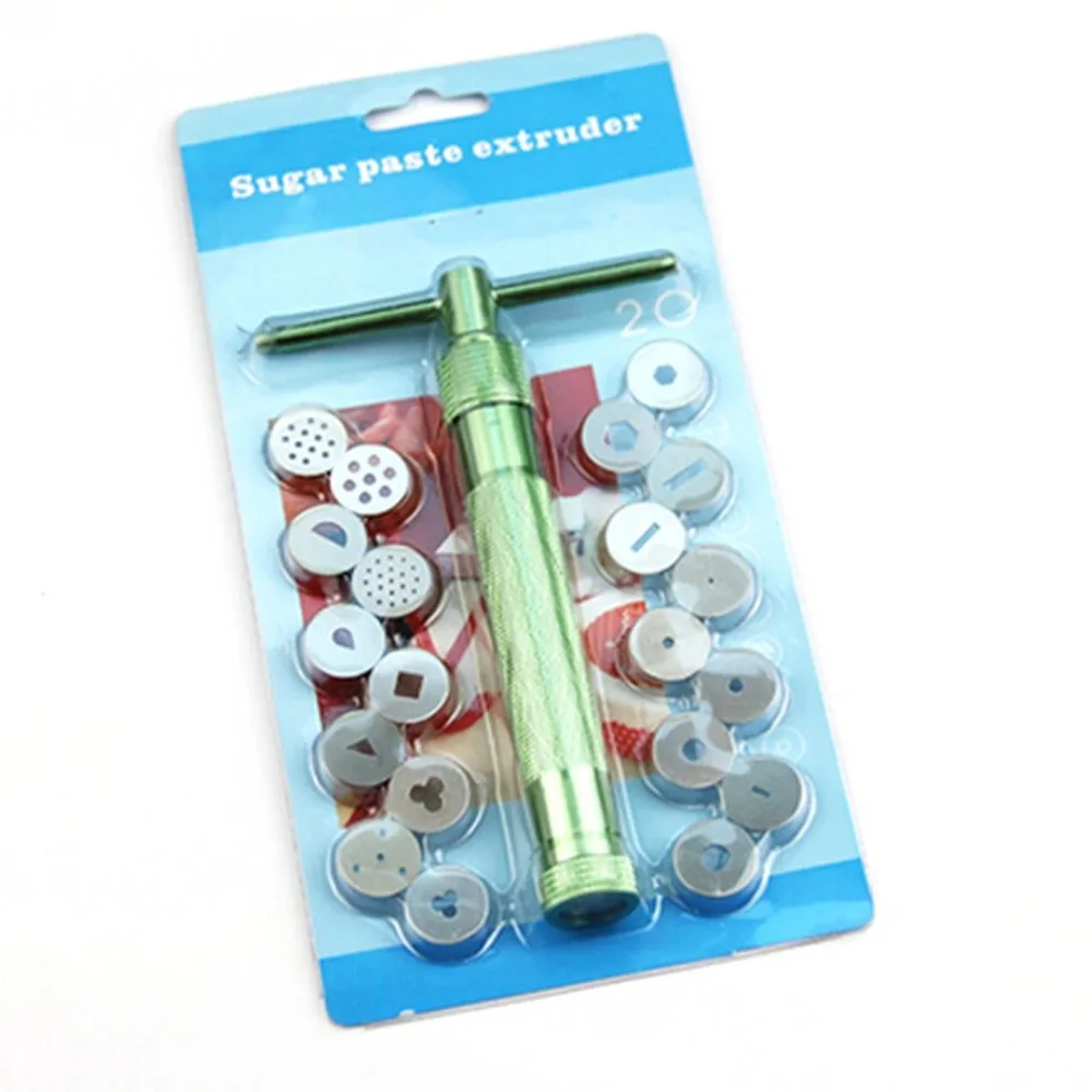 Practical Design Stainless Steel Sugar Paste Extruder Craft Gun Home DIY Baking Fondant Cake Sculpture Polymer Clay Tools
Practical Design Stainless Steel Sugar Paste Extruder Craft Gun Home DIY Baking Fondant Cake Sculpture Polymer Clay Tools
