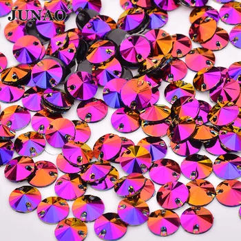 JUNAO 10 12 16 18mm Sewing Rose AB Rivoli Rhinestone Stone Applique Sew On Resin Crystal Flatback Strass Diamond for Needlework
JUNAO 10 12 16 18mm Sewing Rose AB Rivoli Rhinestone Stone Applique Sew On Resin Crystal Flatback Strass Diamond for Needlework