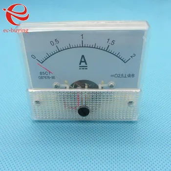 DC 2A AMP Analog Current Panel Meters Ammeter Amperimetro Ampere Frequency Meter Measurer 0-2A
DC 2A AMP Analog Current Panel Meters Ammeter Amperimetro Ampere Frequency Meter Measurer 0-2A