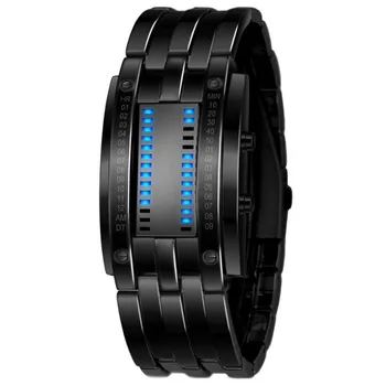 Highly Recommend Luxury Men's Stainless Steel Date Digital LED Bracelet Sport Watches Binary Time Mode relogio masculino
Highly Recommend Luxury Men's Stainless Steel Date Digital LED Bracelet Sport Watches Binary Time Mode relogio masculino