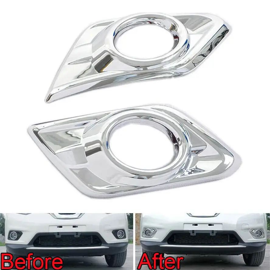 ABS Chrome Car Front Fog Light Lamp Cover Trim Car Styling Decorative Sticker Fit For Nissan X-Trail T32 2014 2015 Accessories
ABS Chrome Car Front Fog Light Lamp Cover Trim Car Styling Decorative Sticker Fit For Nissan X-Trail T32 2014 2015 Accessories