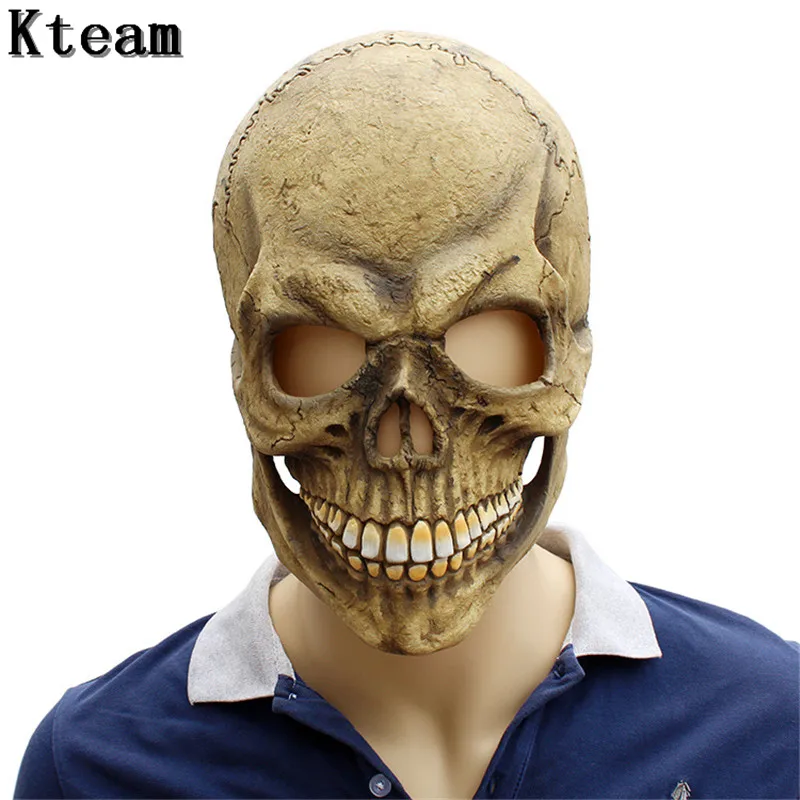 Top Grade Scary Skull Mask Full Head Halloween Zombie Masks Realistic Latex Party Devil Ghost Mask Horror Cosplay Toy Props
Top Grade Scary Skull Mask Full Head Halloween Zombie Masks Realistic Latex Party Devil Ghost Mask Horror Cosplay Toy Props