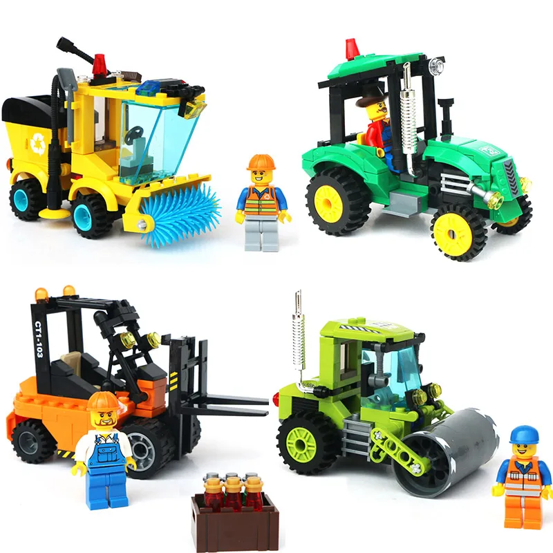 4 Type 102pcs Civilized City Sweeper LegoiNGs Assembled Model Building Blocks Toys Kit DIY Educational Children Birthday Gifts
4 Type 102pcs Civilized City Sweeper LegoiNGs Assembled Model Building Blocks Toys Kit DIY Educational Children Birthday Gifts