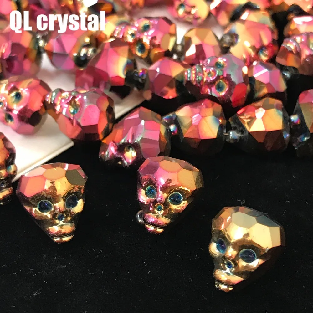 10pcs 14mm Skull Austria Crystal beads Charm loose spacer Beads DIY Earrings necklace handcraft bracelet jewelry Window curtains
10pcs 14mm Skull Austria Crystal beads Charm loose spacer Beads DIY Earrings necklace handcraft bracelet jewelry Window curtains
