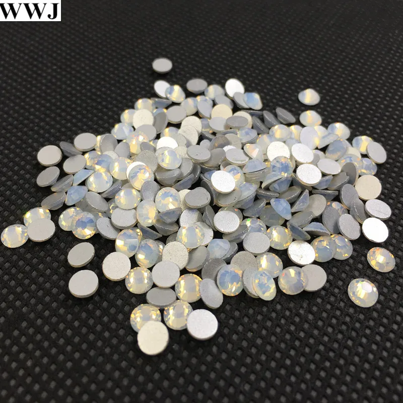 White OPal Color SS3~SS34 Flat back Rhinestones Non Hotfix Silver Foiled Back Stone Beads
White OPal Color SS3~SS34 Flat back Rhinestones Non Hotfix Silver Foiled Back Stone Beads